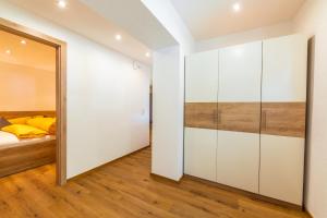 Posteľ alebo postele v izbe v ubytovaní Gästehaus Huben
