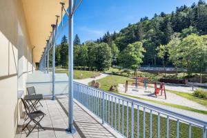 Balkón nebo terasa v ubytování Ensana Centrální Lázně - Maria Spa