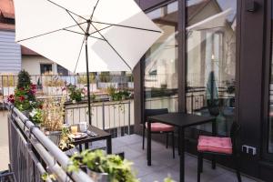 Balkón nebo terasa v ubytování Ulmer Münster Hotel