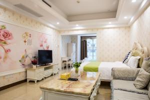 WAIFIDEN Guangzhou HaiZhu Square WanYi Apartment 휴식 공간