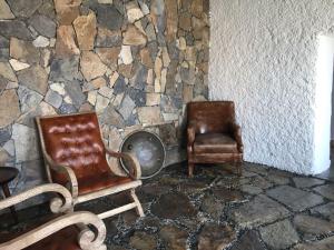 Posezení v ubytování SAMA Wakan Heritage Homes