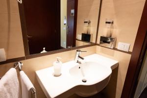 Koupelna v ubytování Cervara Park Hotel