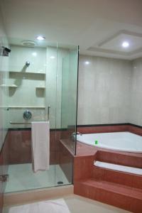Koupelna v ubytování Hotel Sibayak Internasional