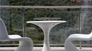 Ein Balkon oder eine Terrasse in der Unterkunft LBV House Hotel