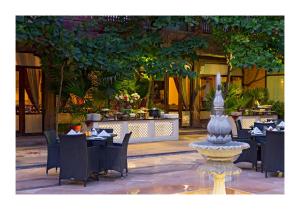 O zonă de relaxare la Ranbanka Palace