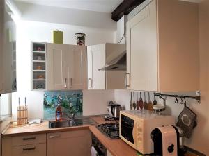 A kitchen or kitchenette at Il Salotto di via Giulia