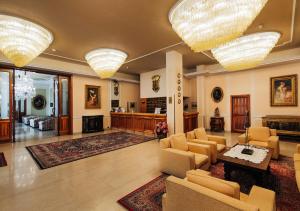Posezení v ubytování Grand Hotel Excelsior
