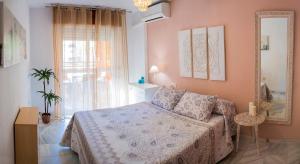 Postel nebo postele na pokoji v ubytování Jardín de Mariote Apartment