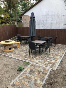 Patio nebo venkovní prostory v ubytování Tardosi Vendégház