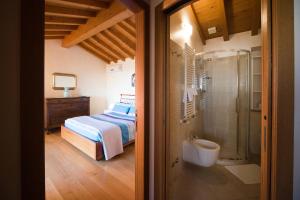 Koupelna v ubytování B&B La Rubiana