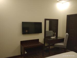 TV a/nebo společenská místnost v ubytování S Chalet Multan