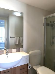 
A bathroom at Sunset Island Resort
