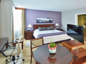 โทรทัศน์และ/หรือระบบความบันเทิงของ Mercure Alameda Quito