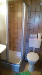 Ванная комната в Ferienwohnung Daum