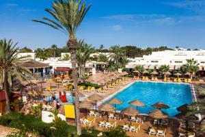 an aerial view of a resort with a swimming pool at TUI MAGIC LIFE Penelope Beach - Families & Couples in Midoun