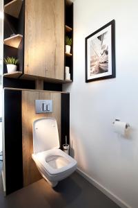 Kúpeľňa v ubytovaní Apartmány Ladná
