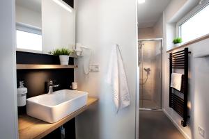 Kúpeľňa v ubytovaní Apartmány Ladná