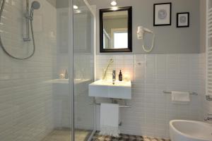 A bathroom at Hotel Capanni
