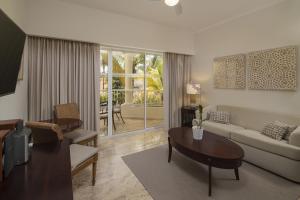 Ruang duduk di Meliá Caribe Beach Resort-All Inclusive