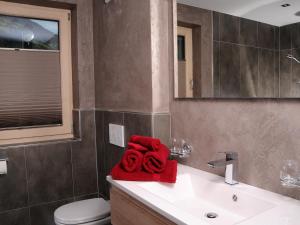 Łazienka w obiekcie Ferienwohnung Eberl