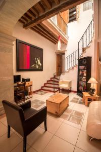 Posezení v ubytování Hotel Meson Cuevano