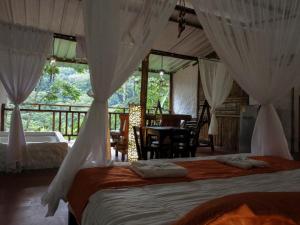 Postel nebo postele na pokoji v ubytování Posada Turistica Dantayaco