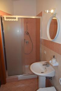 Ванная комната в B&B Villa Lodigiana