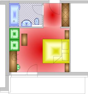 Půdorys ubytování Haus Bergkristall