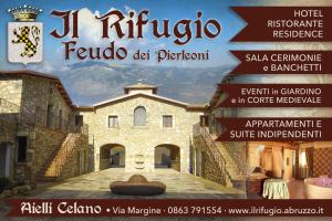 a flyer for a villa in a resort at Hotel Il Feudo Dei Pierleoni in Celano