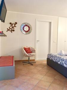 TV a/nebo společenská místnost v ubytování Villa Benaco