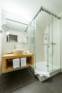 Koupelna v ubytování Hotel Donatz