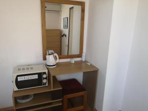 Kuchyň nebo kuchyňský kout v ubytování Family Hotel Verona
