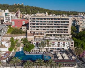 an aerial view of a hotel in a city at Hotel Victoria Gran Meliá in Palma de Mallorca