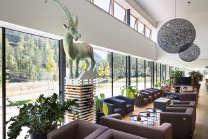 Posezení v ubytování Alpenhotel Ammerwald