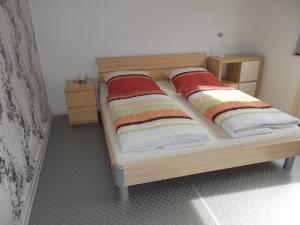 Postel nebo postele na pokoji v ubytování Ferienhaus Klinder