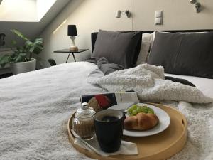 Posteľ alebo postele v izbe v ubytovaní Apartament "WARSZAWA"