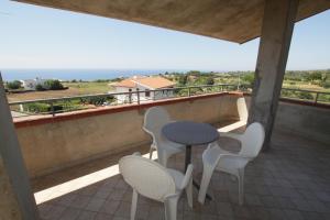 A balcony or terrace at Appartamenti Torre