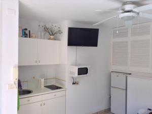 Kuchyň nebo kuchyňský kout v ubytování Apartamentos Brisamar a 50 metros de la playa