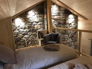 Gîte C 1.2.3 Soleil客房内的一张或多张床位