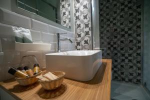 A bathroom at Sea Station
