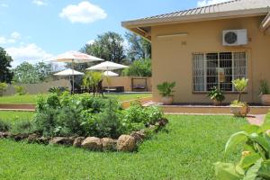 - un jardin dans la cour d'une maison dans l'établissement Casa Mia Lodge & Restaurant, à Blantyre