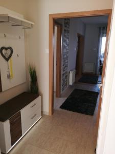 Kuchyňa alebo kuchynka v ubytovaní Csabai Apartman