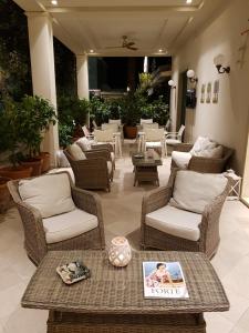 Posezení v ubytování Hotel La Primula