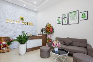 Prostor za sedenje u objektu Fuji Hostel