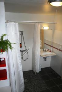 Koupelna v ubytování Chalet La Bachole
