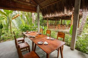Zahrada ubytování Mekong Home