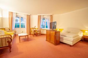 TV a/nebo společenská místnost v ubytování Hotel Residenz Rennhack