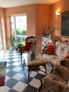 Posezení v ubytování Pension Preussenstraße Leipzig