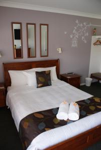 Karuah Riverside Motel客房内的一张或多张床位