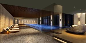 Bazén v ubytování Jeurong Hotel Shanghai nebo v jeho okolí